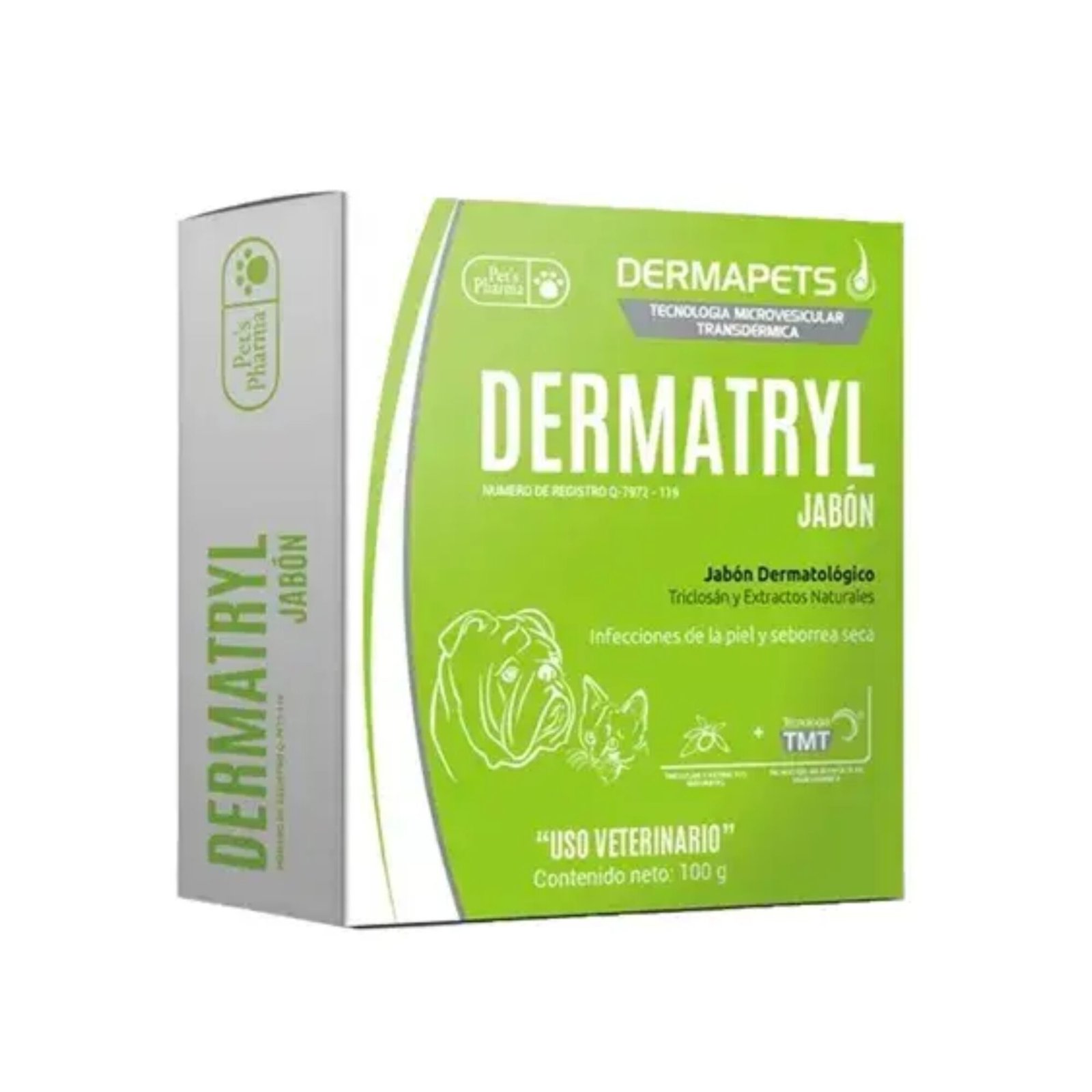 Dermatryl® Jabón Medicado Dermapets 100 g