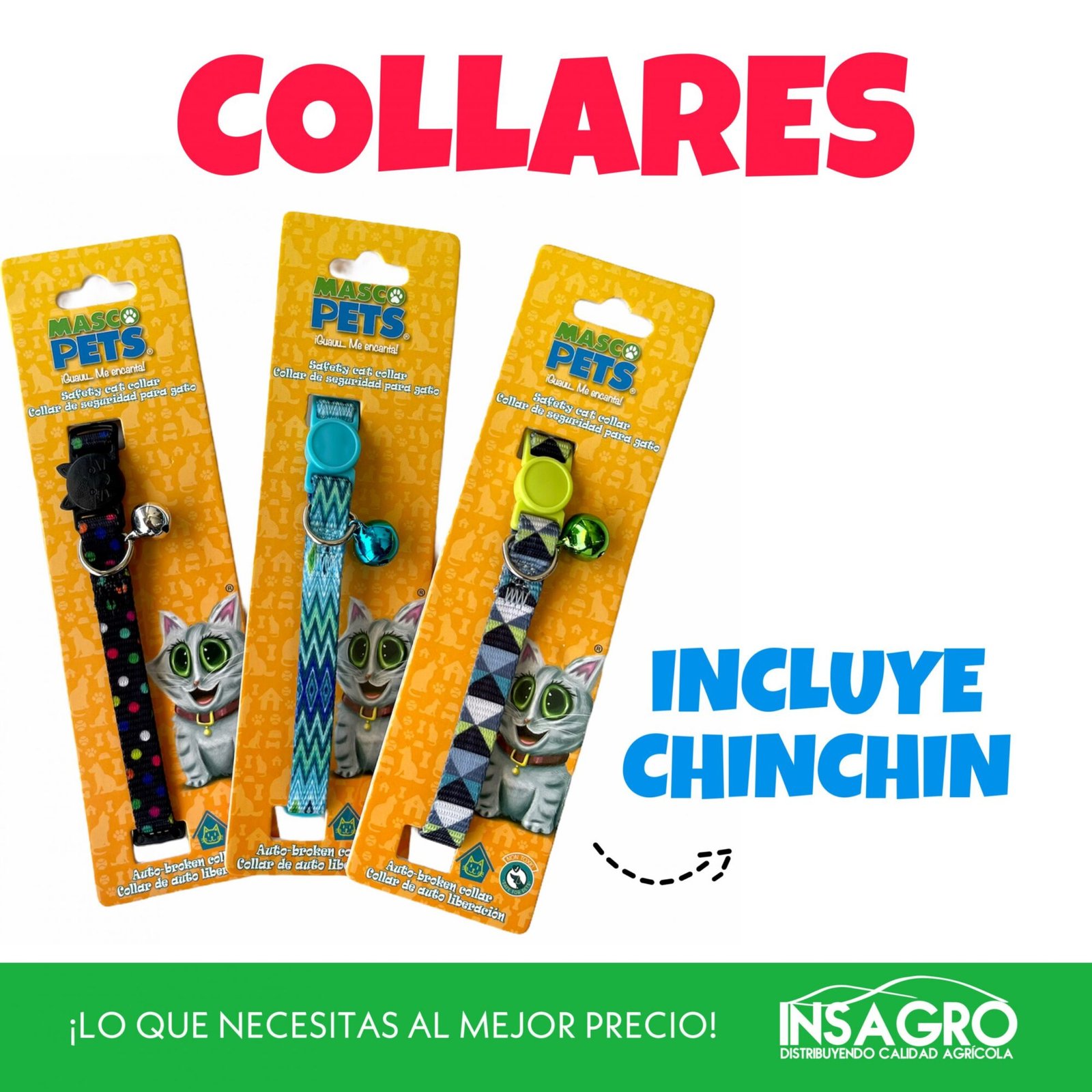 Collar para Gato con ChinChin - Imagen 1