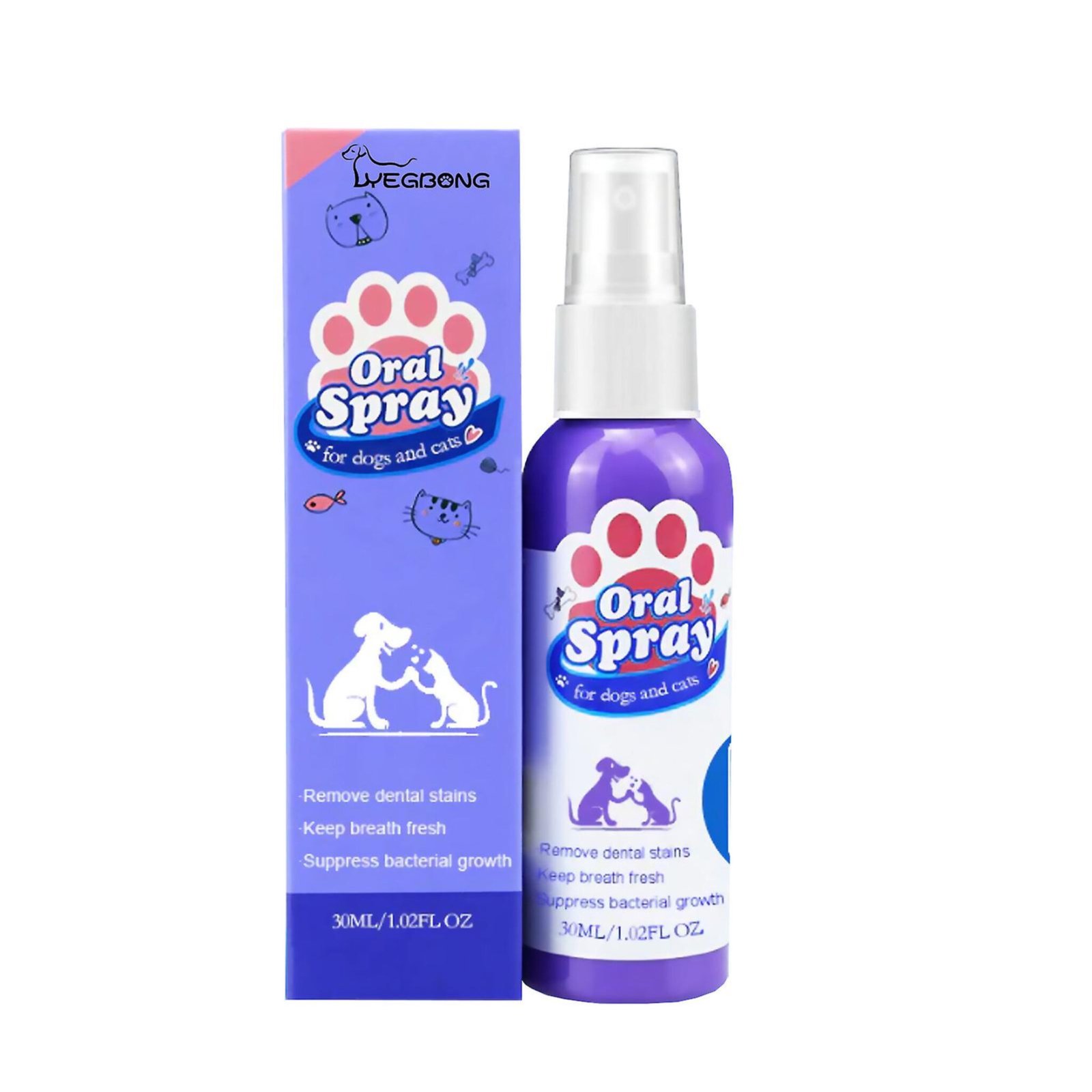 Spray Bucal Oral Para Mascotas