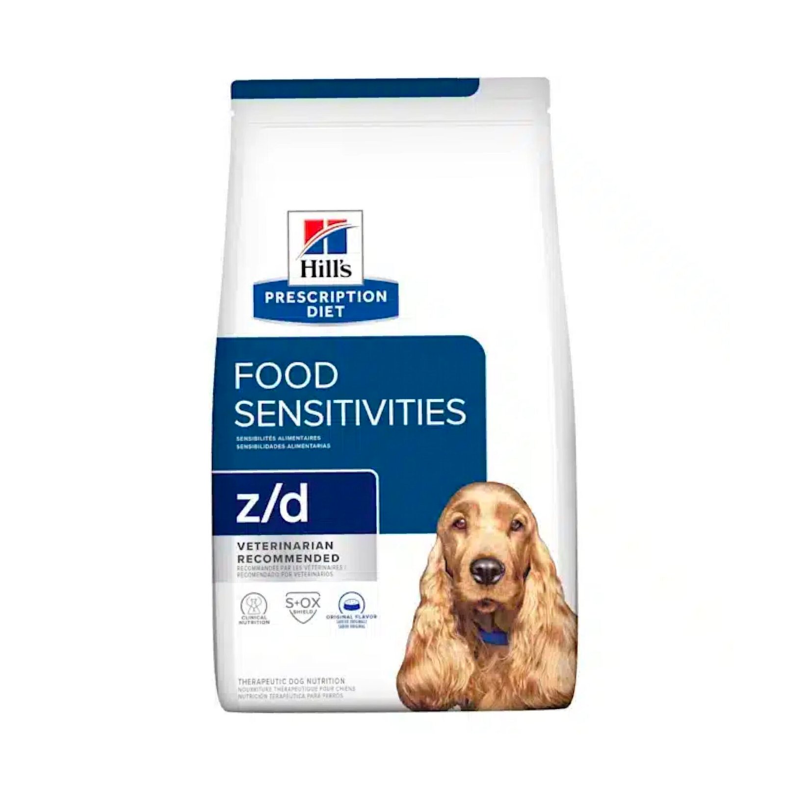 Hills Medicado para Perro Food Sensitive Z/D 8 Libras grano original