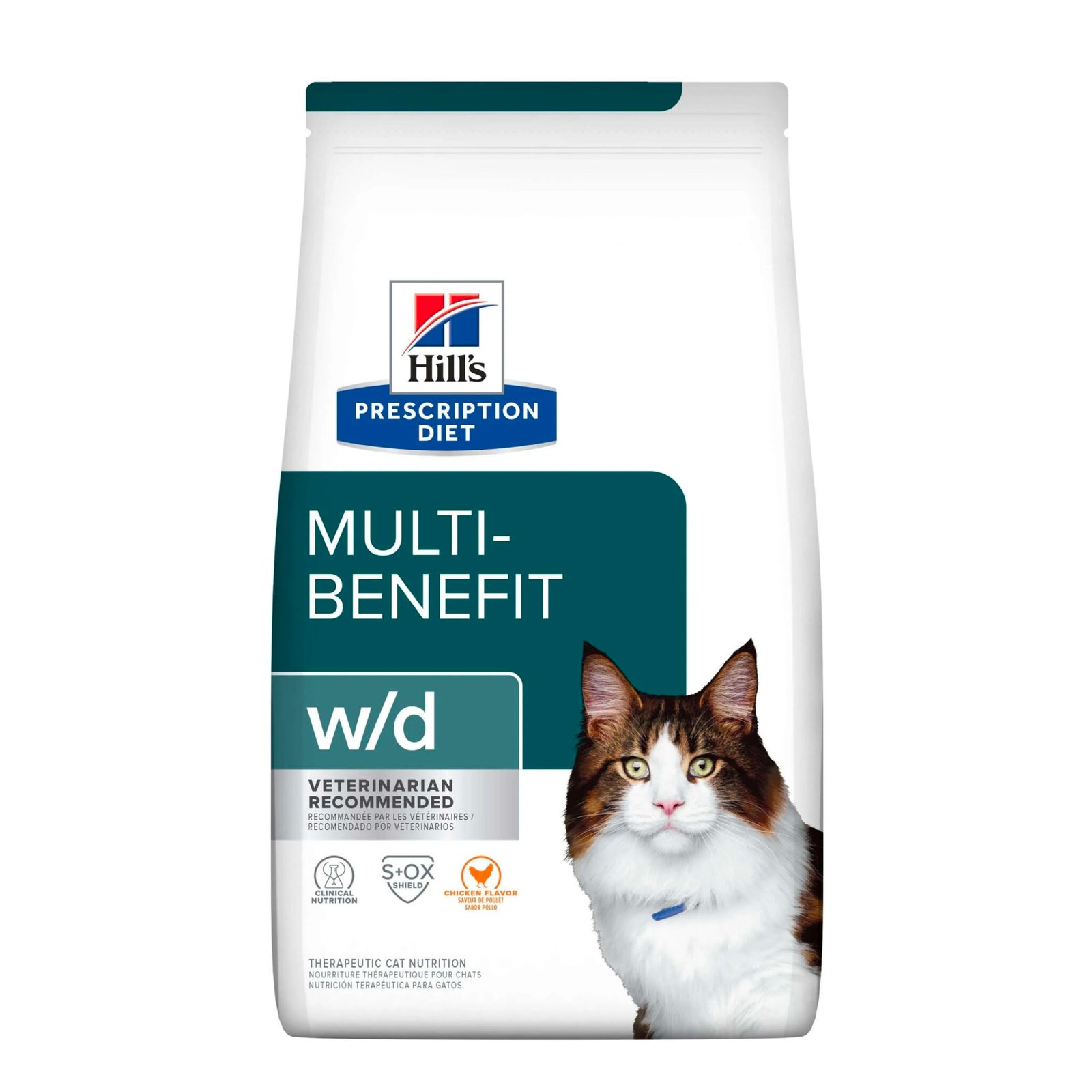 Hills Medicado Para Gato Multibenefit W/D 4 Libras
