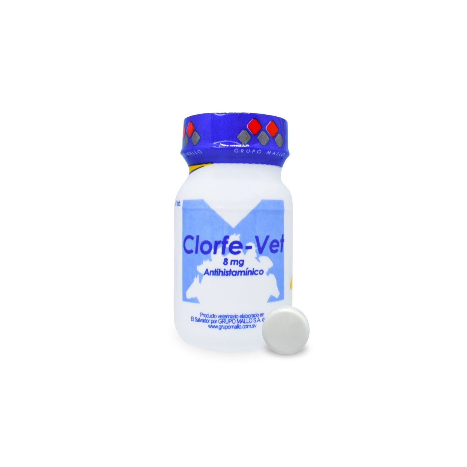 Clorfe Vet (Clorfeniramina) 8 mg