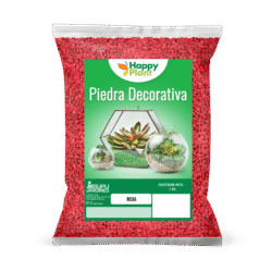 Happy Plant Piedras Decorativas Roja 1kg
