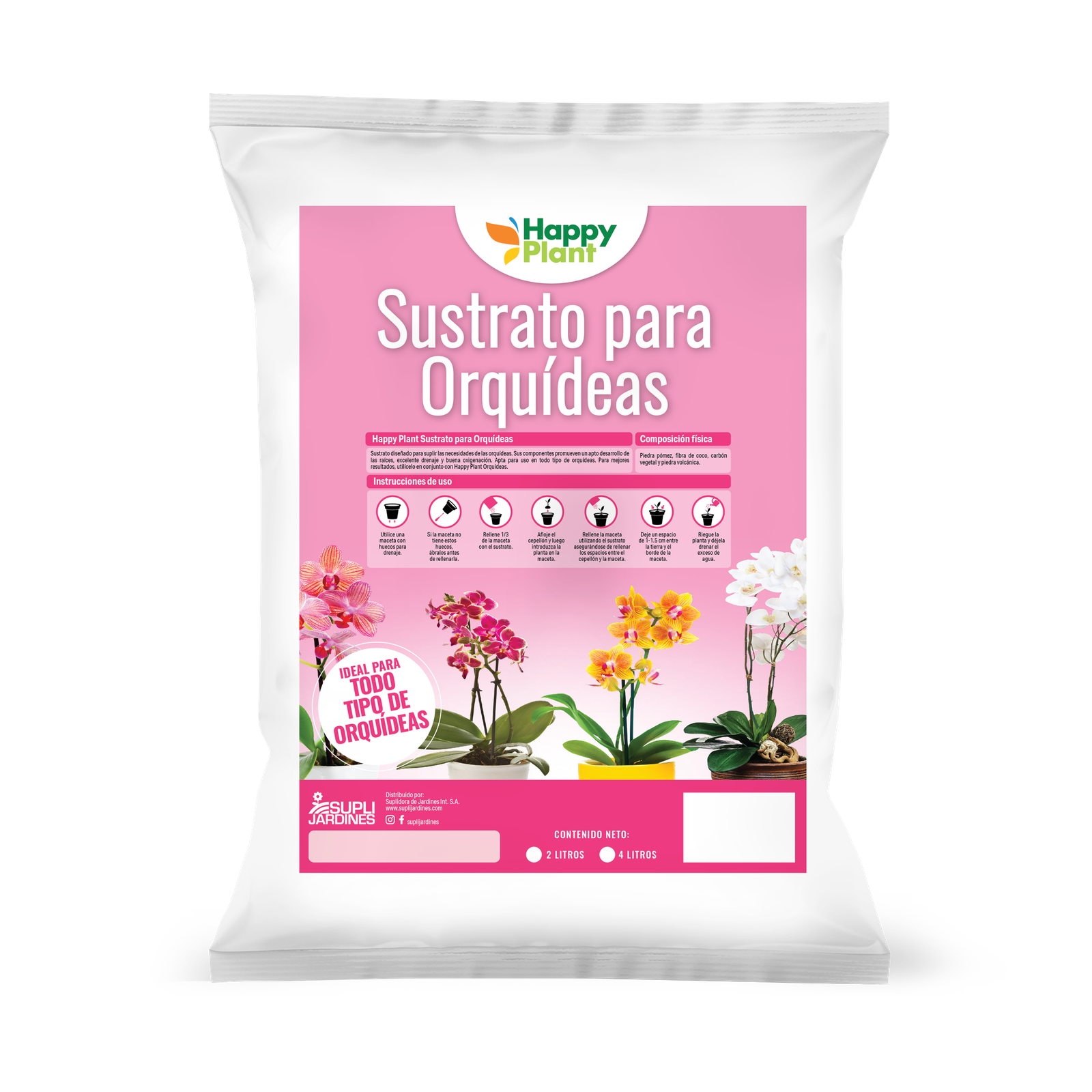 Sustrato para Orquideas 2 Litros
