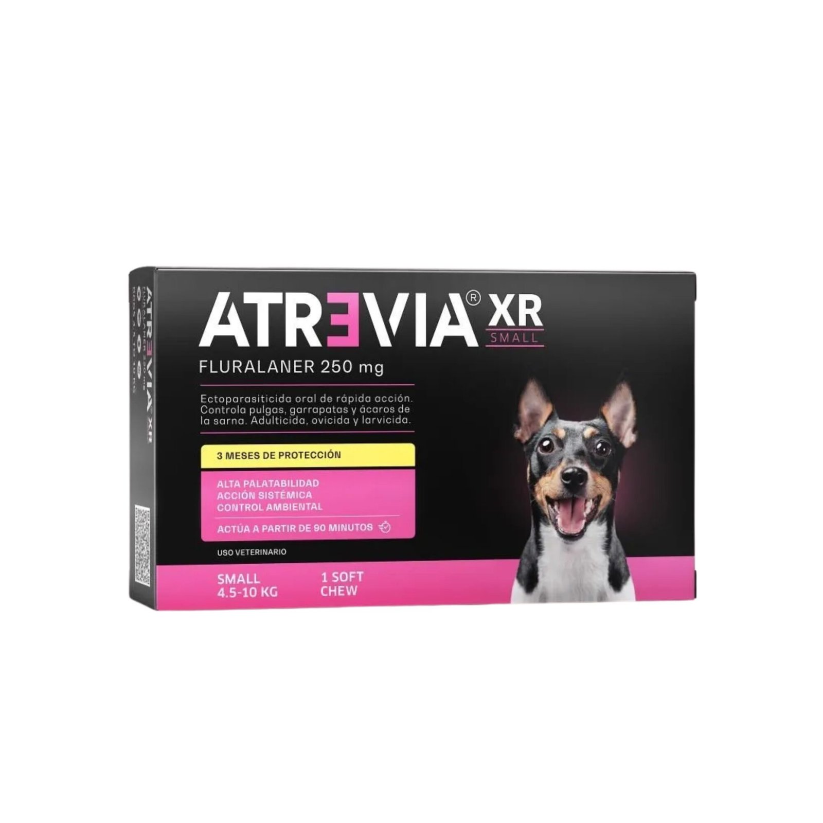 Atrevia XR Small 250 mg Perros para pesos 4.5–10 kg (3 Meses)