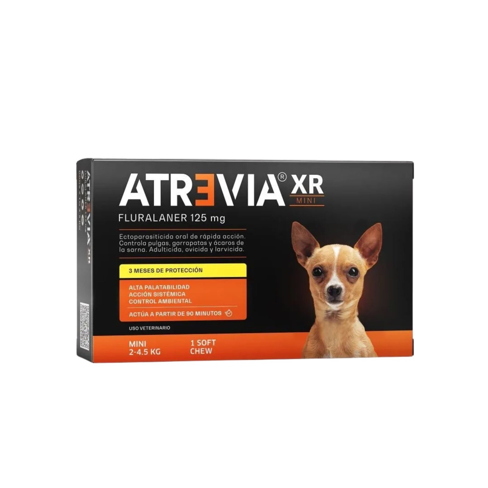 Atrevia XR Large 125mg Perros para pesos 2.-4.5kg (3 Meses)