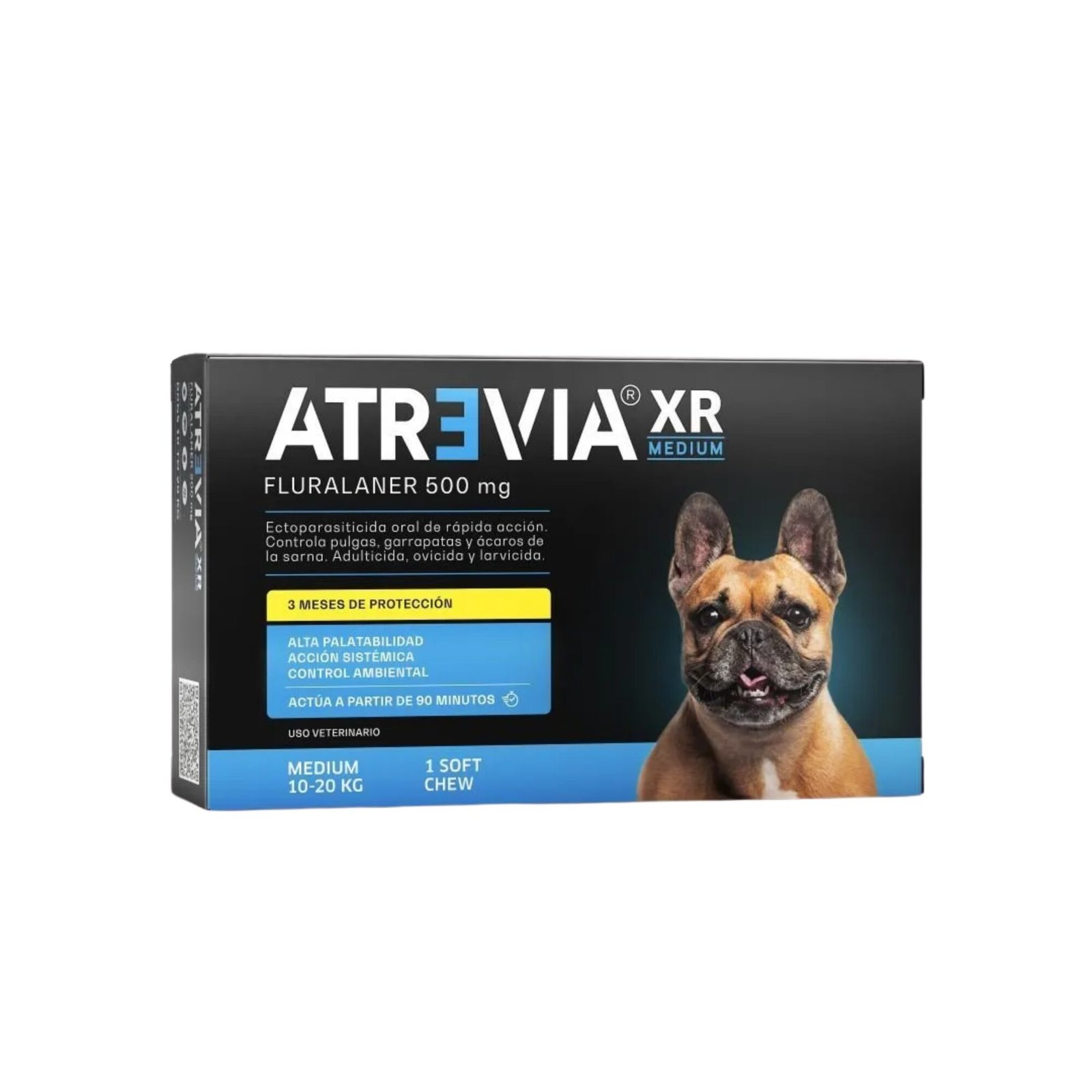 Atrevia XR Medium 500mg Perros para pesos 4.5–10 kg (3 Meses)
