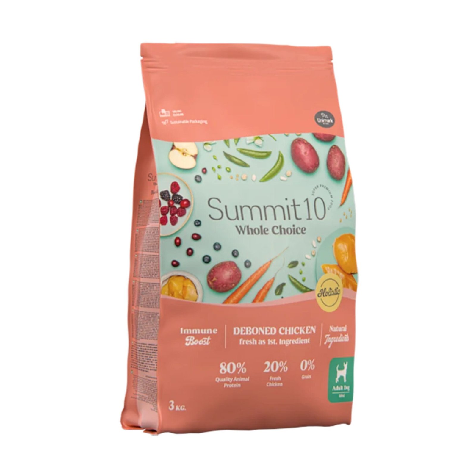 Summit10 Perros Adultos Razas pequeñas Whole Choice 3kg