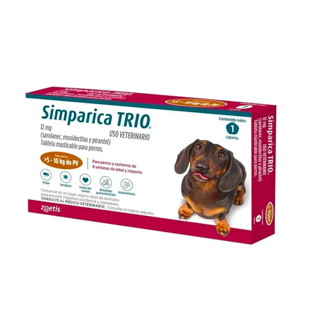 Simparica Trio 12MG 5-10kg