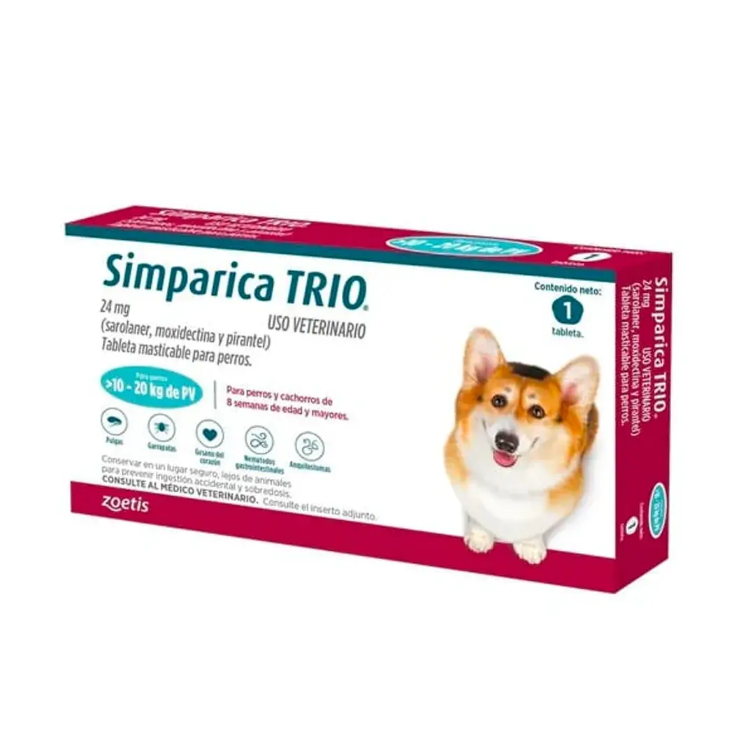 Simparica Trio 24MG 10-20kg