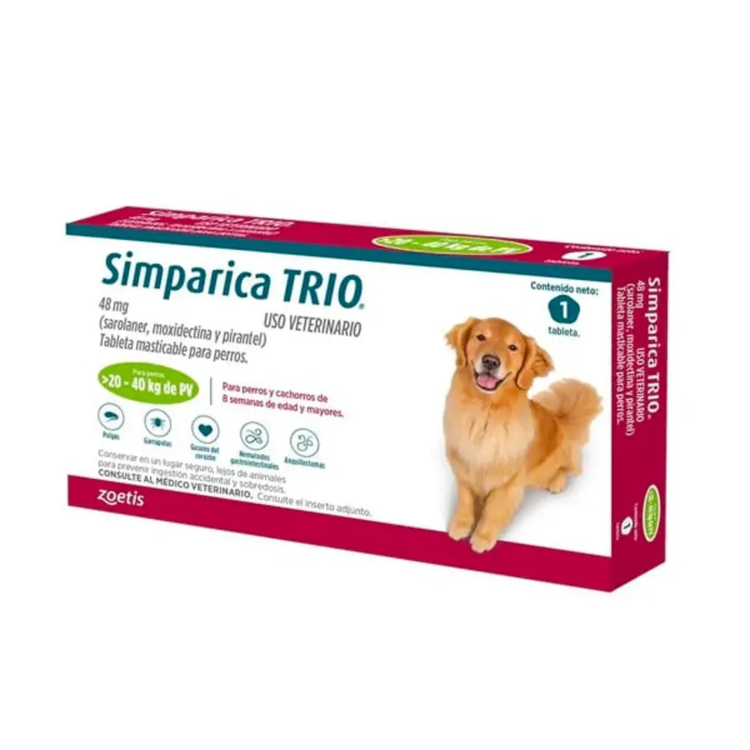 Simparica Trio 48mg 20-40kg