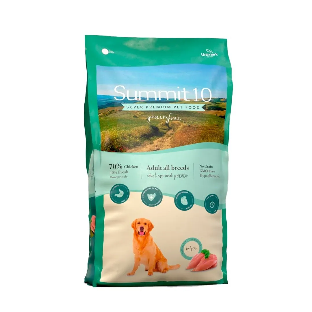 Summit10 Perro Adulto Libre de Granos Sensitive Pollo y Papa
