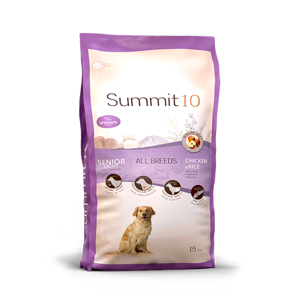 Summit 10 Perro Adulto Senior Light Pollo y Arroz 15kg