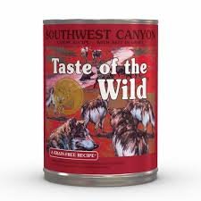 Lata Mantenimiento Taste Of The Wild Perro Southwest Cayon 13 Onz