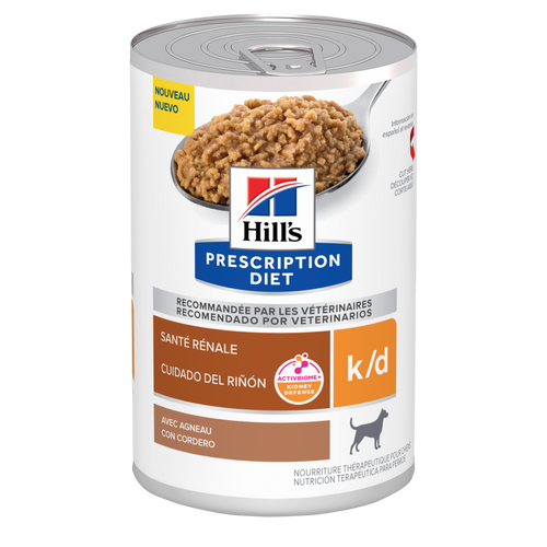 Lata Hills Medicado Cordero para Perro Renal Care K/D 13 Onz