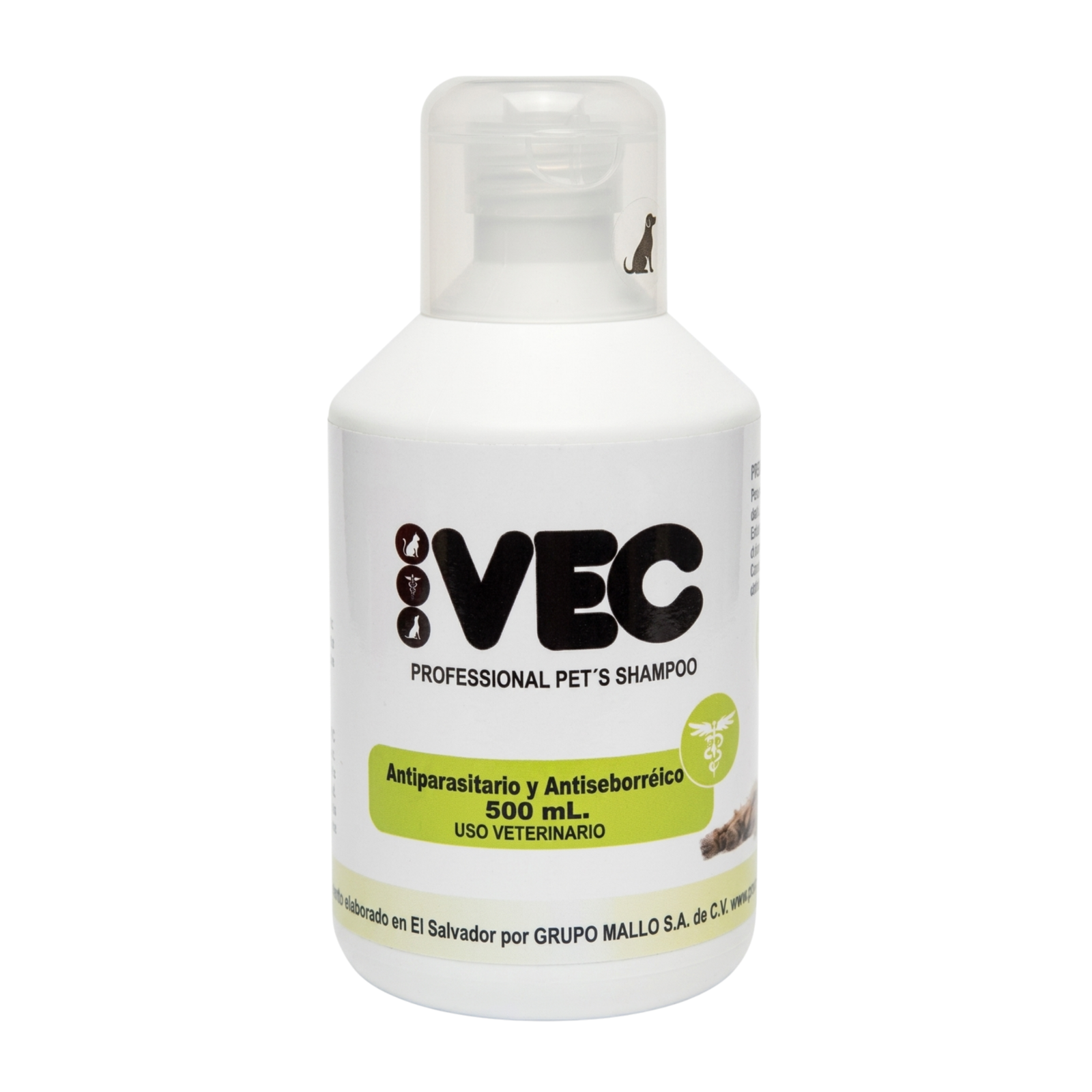 Shampoo Vec Professional Antiparasitario Y Antiseborreico