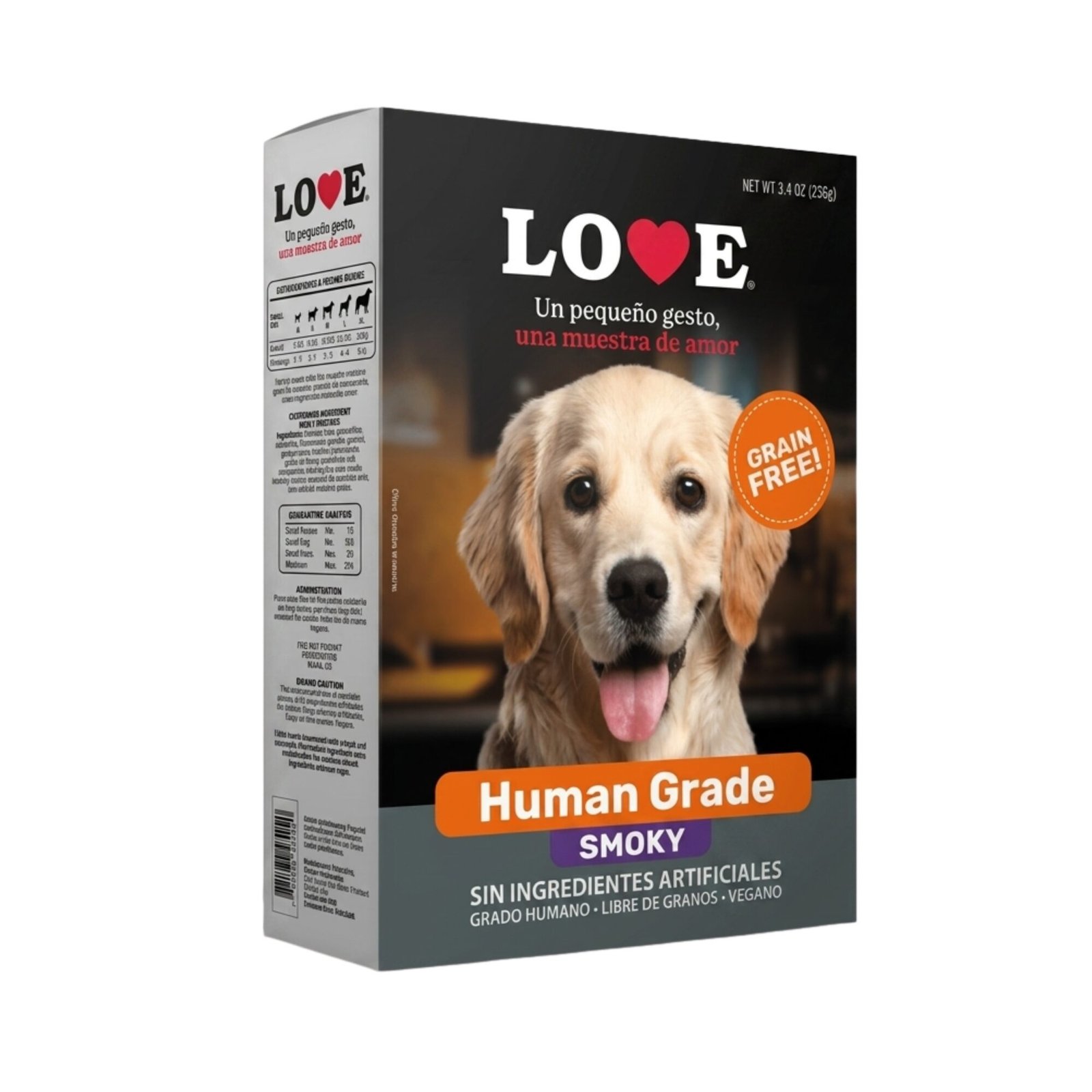 Galleta Love Smoky Grain Free 330gr
