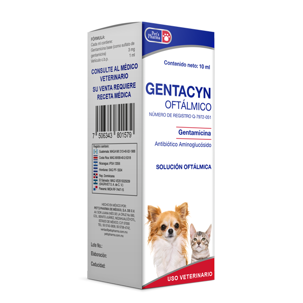 Gentacyn Gentamicina Oftalmico 10 Ml