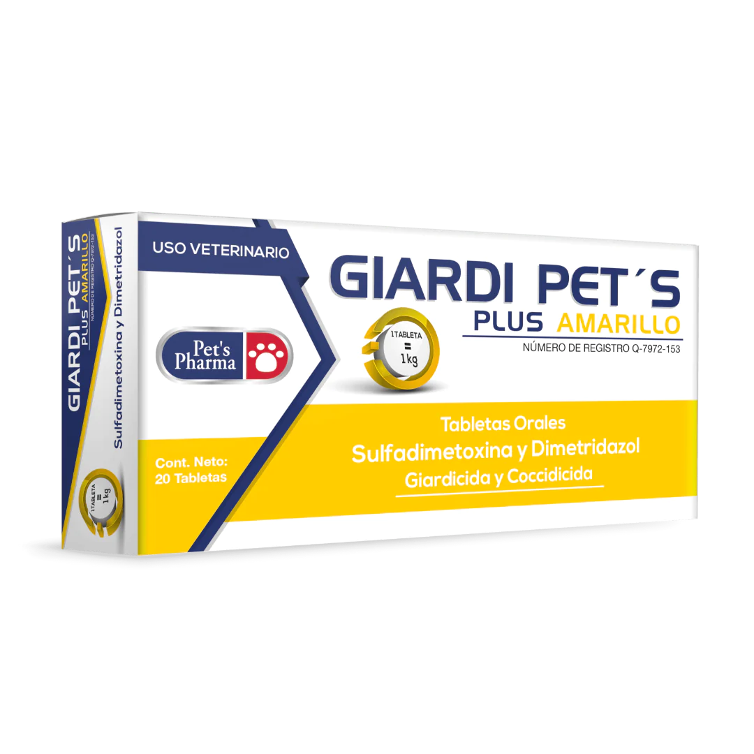 Giardi Pets Plus Amarillo 20 Tabletas