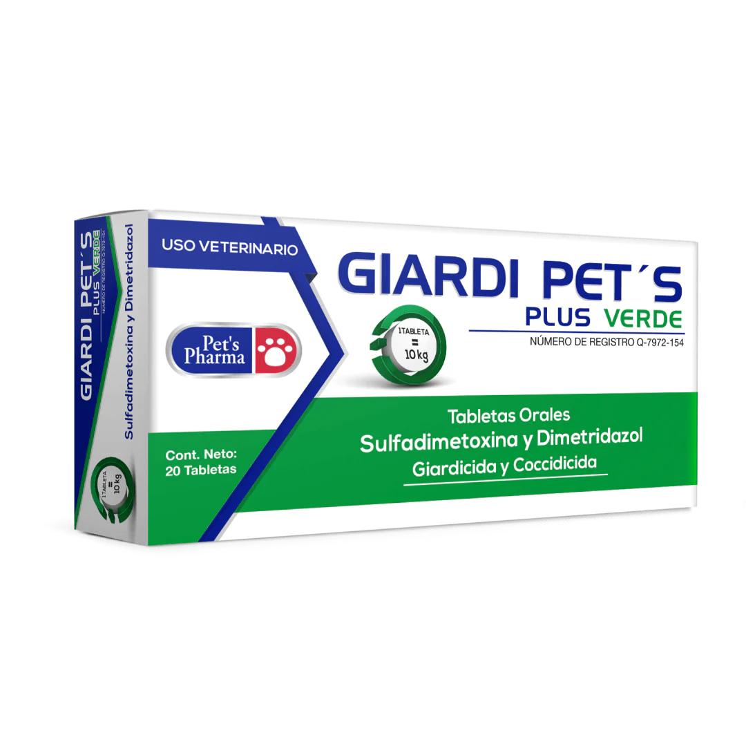 Giardi Pets Plus Verde 20 Tabletas