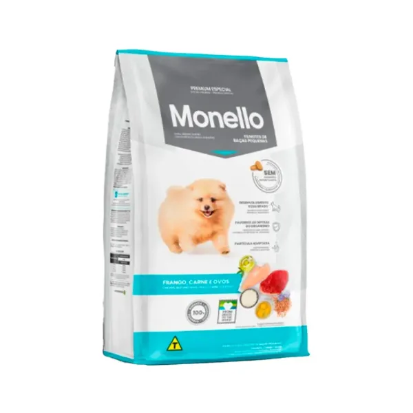 Monello Puppy Raza Pequeña Pollo, Carne Y Huevos