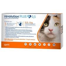 Pipeta Para Gato Revolution Plus 0.50 Ml (Anaranjada) Unidad