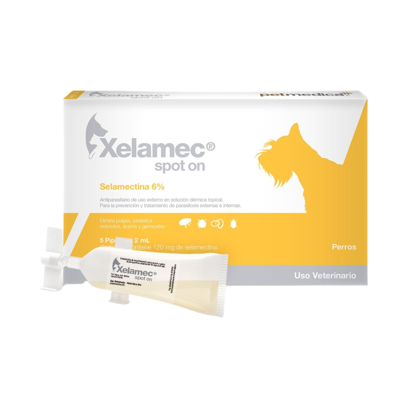 Pipeta Xelamec 10-20kg Perro – Unidad
