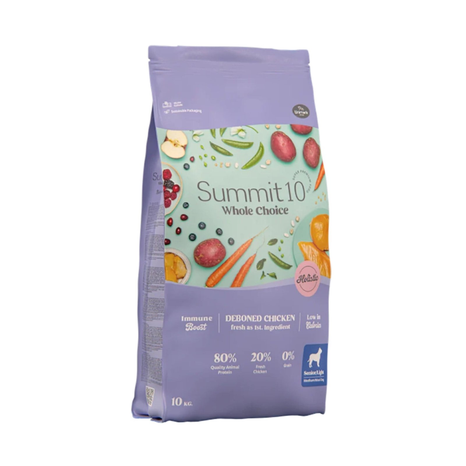 Summit10 Whole Choice Senior Pollo - Mantenimiento para perros Senior todas las razas 2kg