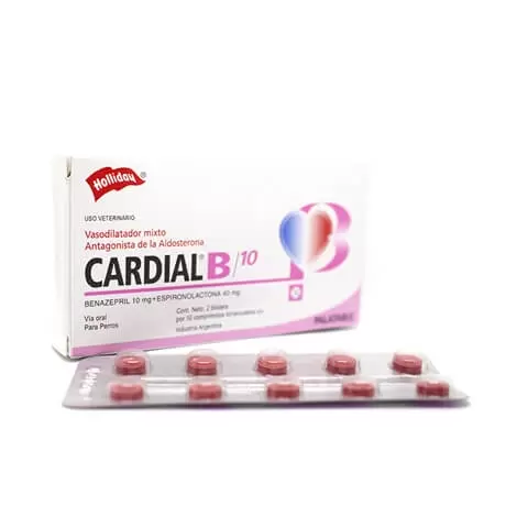 Cardial B10® Caja 20 Comprimidos/ Blister de 10 tabletas
