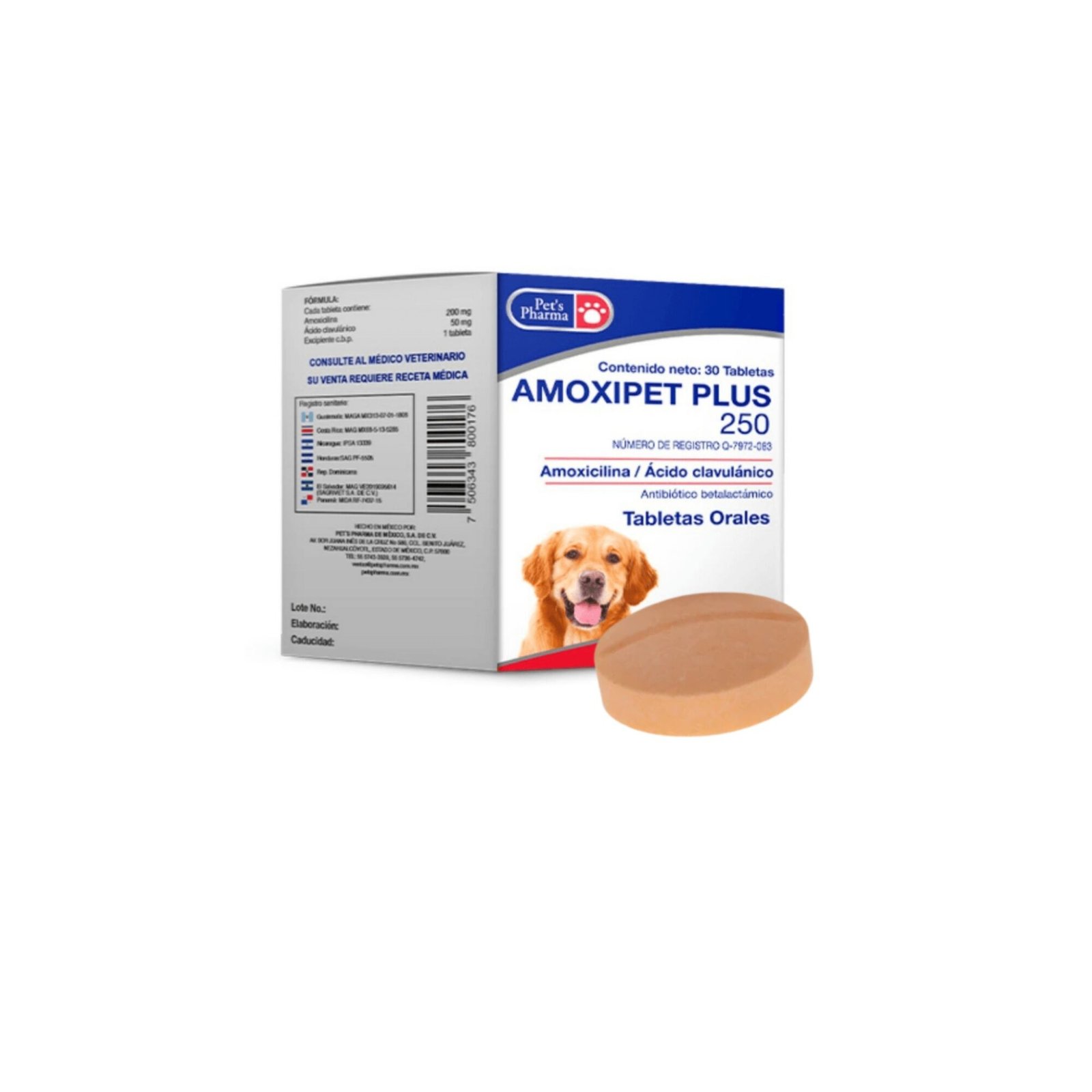 Amoxipet 250 mg Tableta
